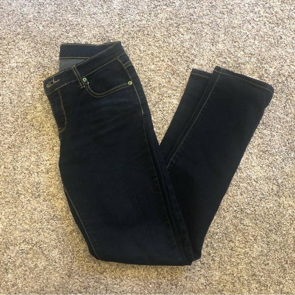 Bogari Women's Jeans Skinny Fit Dark Wash Stretch Size 28 - Picture 1 of 9